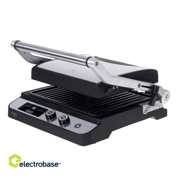 Adler | Electric Grill | AD 3059 | Table | 3000 W | Stainless steel/Black image 6