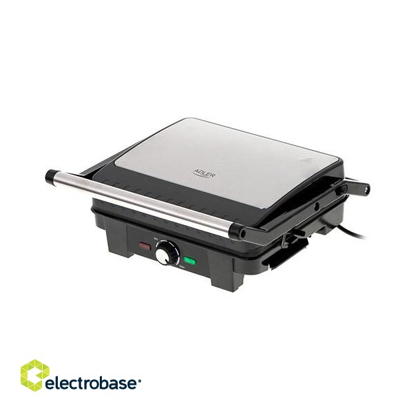 Adler | Electric Grill XL | AD 3051 | Table | 2800 W | Black/Stainless steel image 1
