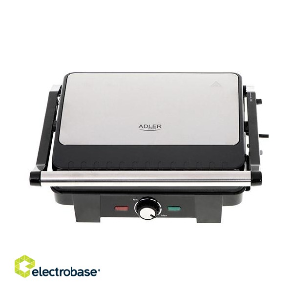 Adler | AD 3051 | Electric Grill XL | Table | 2800 W | Black/Stainless steel image 7