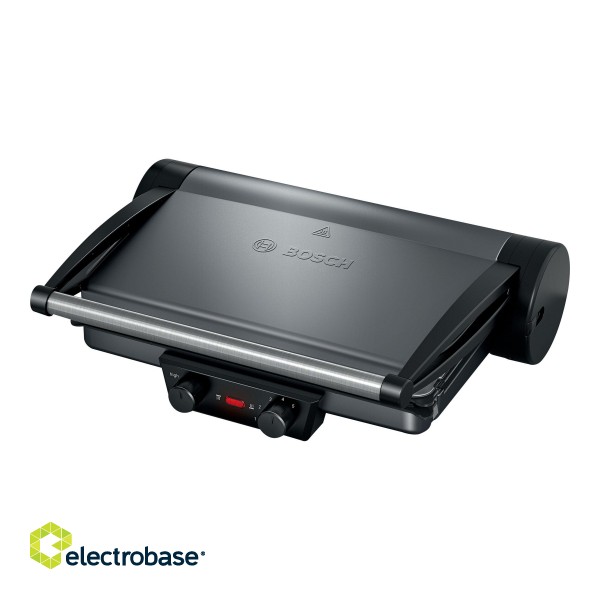 Bosch | TCG4215 | Grill | Contact | 2000 W | Silver/Black image 5