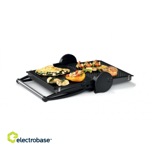 Bosch | Grill | TCG4215 | Contact | 2000 W | Silver/Black image 8