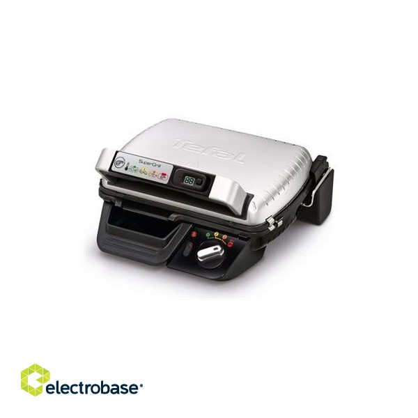 TEFAL | SuperGrill Timer Multipurpose grill | GC451B12 | Contact | 2000 W | Stainless steel фото 1