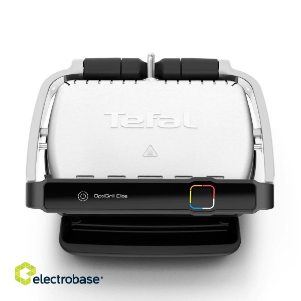 TEFAL | Grill | GC750D30 OptiGrill Elite | Contact grill | 2000 W | Stainless steel фото 4