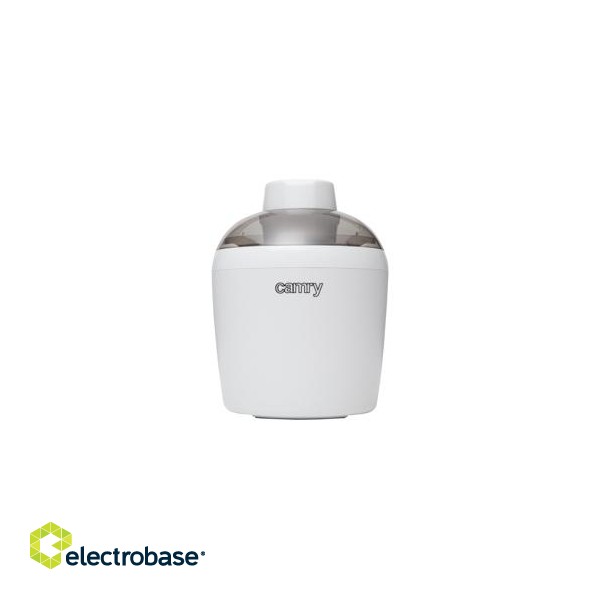 Camry | Ice cream maker | CR 4481 | Power 90 W | Capacity 0.7 L | White image 4