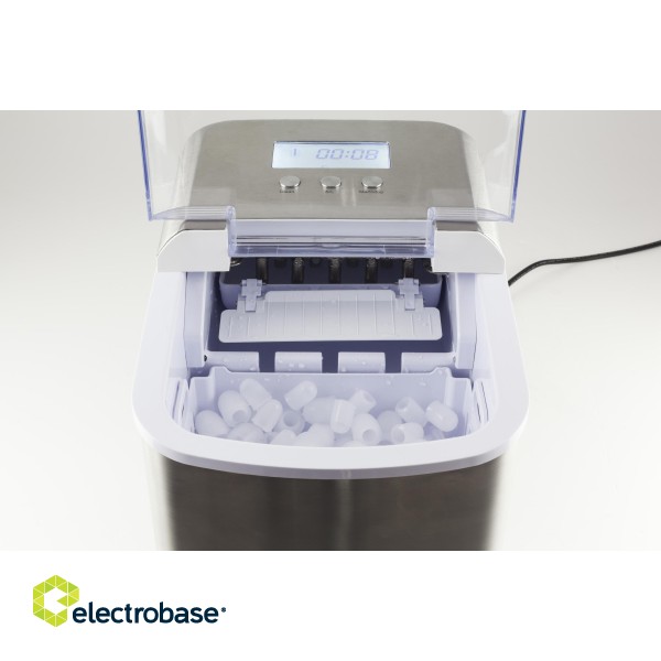 Caso | Ice cube machine | IceChef Pro | Power 120 W | Capacity 2.2 L | Stainless steel image 2