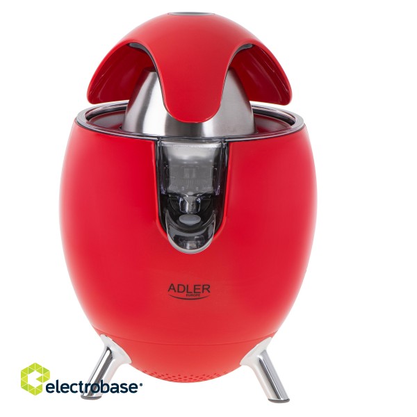 Adler | Citrus Juicer | AD 4013r | Type  Citrus juicer | Red | 800 W | Number of speeds 1 | RPM image 2