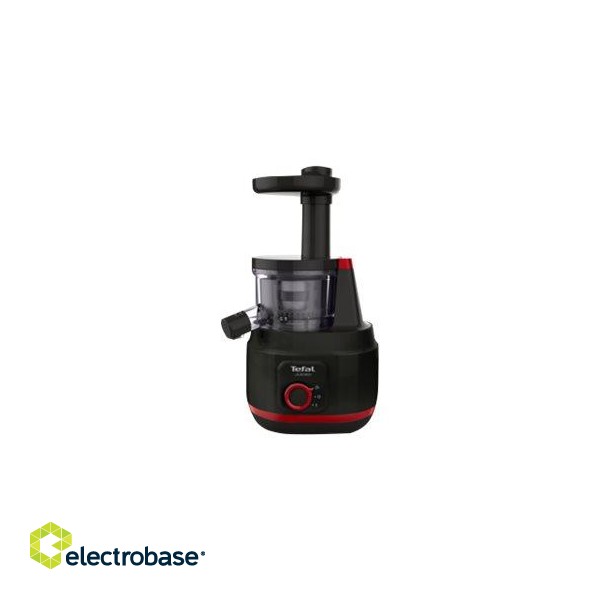 JUICER ZC150838 TEFAL | TEFAL | Juiceo Juice extractor | ZC150838 | Type Centrifugal | Red/Black | 150 W | Number of speeds 1 presets image 1