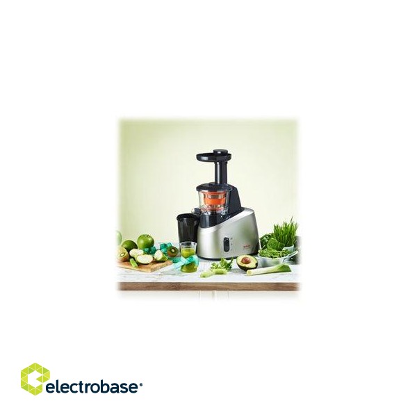 TEFAL | Slow Juicer | ZC255B38 | Type Electric | Silver/ black | 200 W | Extra large fruit input | Number of speeds 2 | 82 RPM image 8