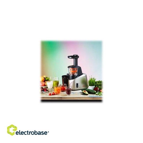 TEFAL | Slow Juicer | ZC255B38 | Type Electric | Silver/ black | 200 W | Extra large fruit input | Number of speeds 2 | 82 RPM image 4