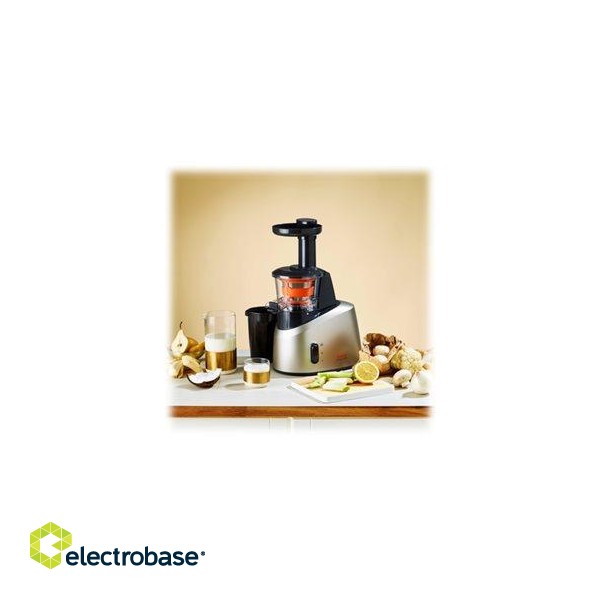 TEFAL | Slow Juicer | ZC255B38 | Type Electric | Silver/ black | 200 W | Extra large fruit input | Number of speeds 2 | 82 RPM image 5