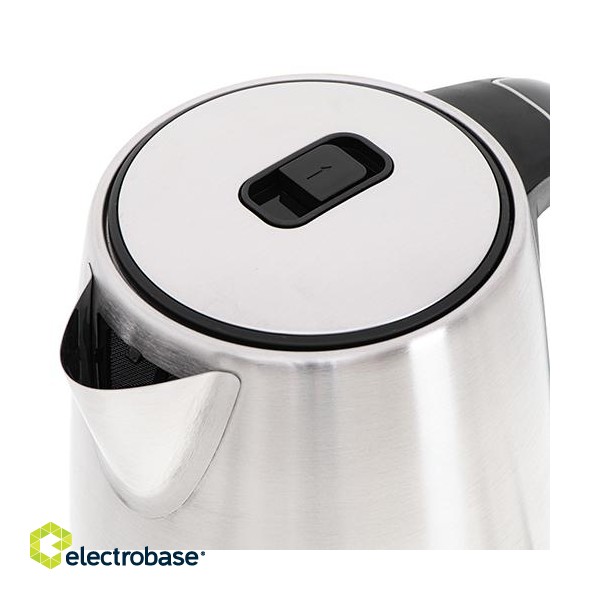 Adler | Kettle | AD 1340 | Electric | 2200 W | 1.7 L | Stainless steel | 360° rotational base | Inox фото 5