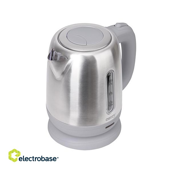 Camry | Kettle | CR 1278 | Standard | 1630 W | 1.2 L | Stainless steel | 360° rotational base | Stainless steel фото 1