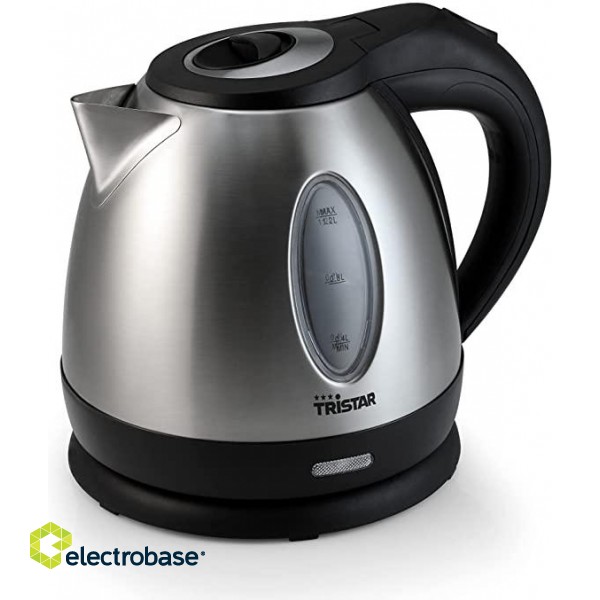 Tristar | Jug Kettle | WK-1323 | Standard | 1500 W | 1.2 L | Stainless steel | 360° rotational base | Silver image 3