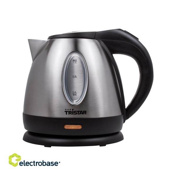 Tristar | Jug Kettle | WK-1323 | Standard | 1500 W | 1.2 L | Stainless steel | 360° rotational base | Silver image 6