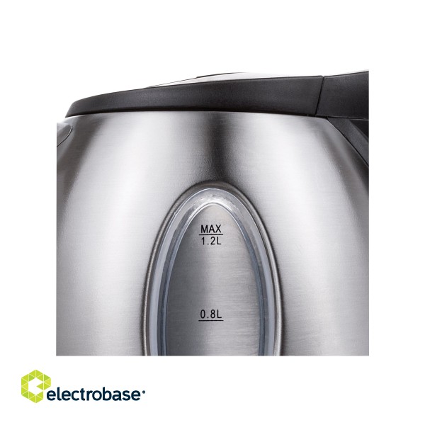 Tristar | Jug Kettle | WK-1323 | Standard | 1500 W | 1.2 L | Stainless steel | 360° rotational base | Silver image 10