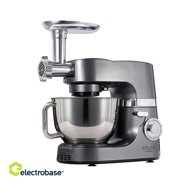 Adler | Planetary Food Processor | AD 4221 | 1200 W | Number of speeds 6 | Bowl capacity 7 L | Shaft material | Meat mincer | Steel image 1