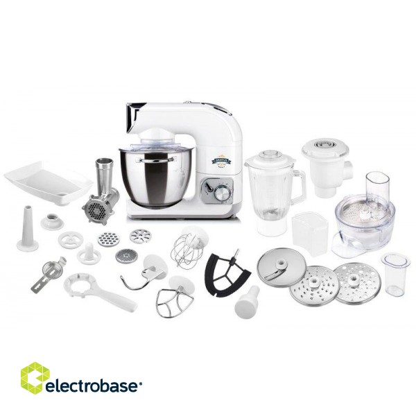 ETA | Food processor | ETA002890061 Gratus MAX | 1200 W | Number of speeds 8 | Bowl capacity 5.5 L | Blender | Meat mincer | White image 3