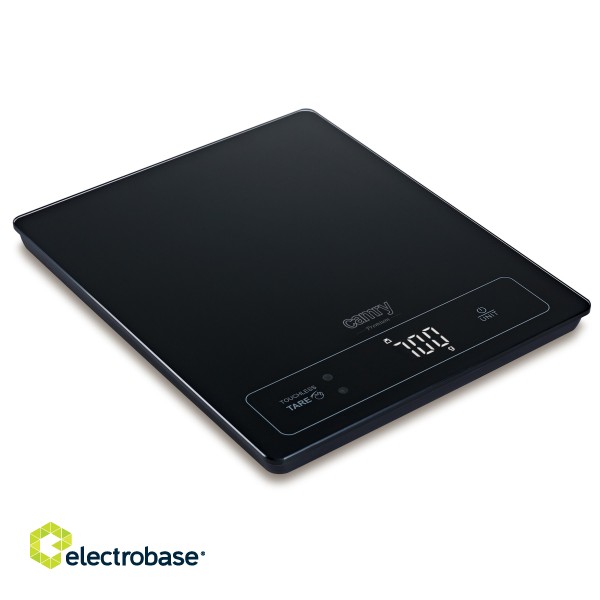 Camry | Kitchen Scale | CR 3175 | Maximum weight (capacity) 15 kg | Graduation 1 g | Display type LED | Black фото 1