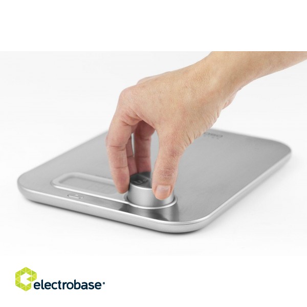 Caso | Design kitchen scale | Maximum weight (capacity) 5 kg | Graduation 1 g | Display type Digital | Stainless Steel фото 4