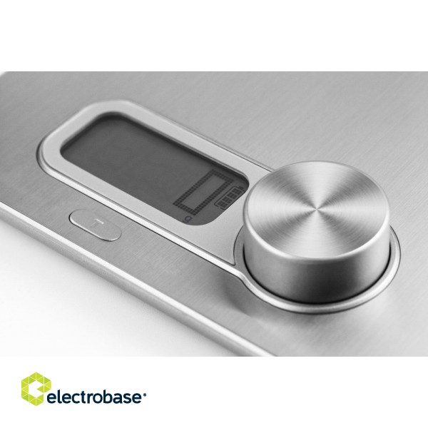 Caso | Design kitchen scale | Maximum weight (capacity) 5 kg | Graduation 1 g | Display type Digital | Stainless Steel image 7