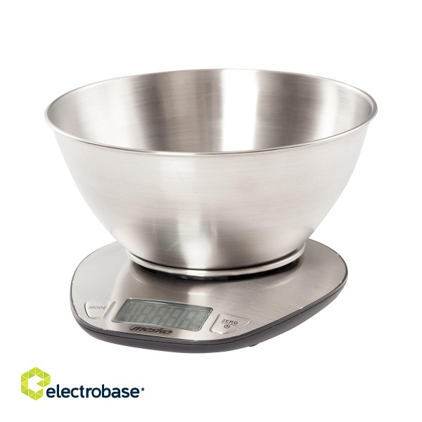 Mesko | Kitchen Scale | MS 3152 | Maximum weight (capacity) 5 kg | Graduation 1 g | Display type LCD | Stainless steel image 2