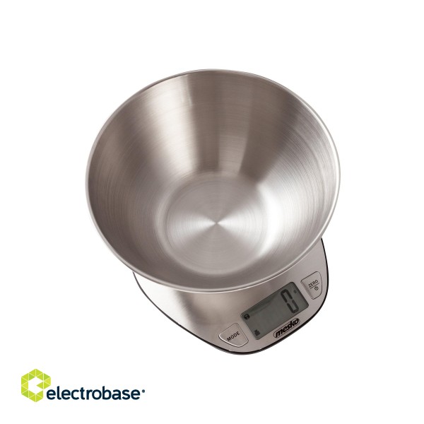 Mesko | Kitchen Scale | MS 3152 | Maximum weight (capacity) 5 kg | Graduation 1 g | Display type LCD | Stainless steel image 6