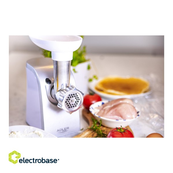 Adler | Meat mincer | AD 4808 | White | 350 W фото 9
