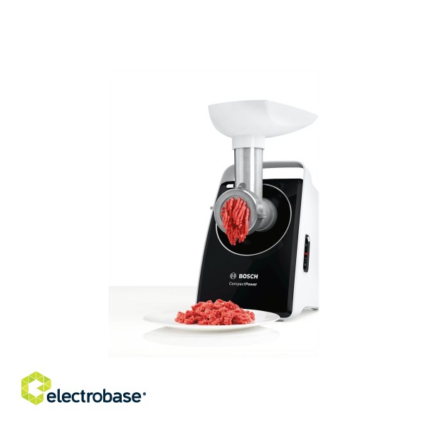 Bosch | Meat mincer | MFW3850B | White | 1800 W | Number of speeds 2 | Throughput (kg/min) 2 | Shredder with 4 drums for: slicing image 7