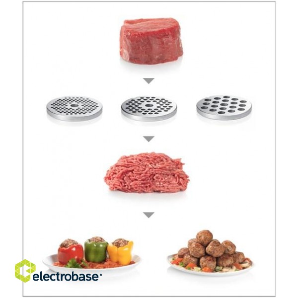 Bosch | Meat mincer | MFW68660 | Black | Throughput (kg/min) 4.3 | Kebbe image 10