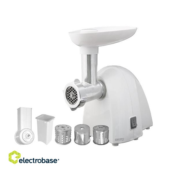 Meat mincer Camry | CR 4802 | White | 600-1500 W | Number of speeds 1 | Middle size sieve image 1