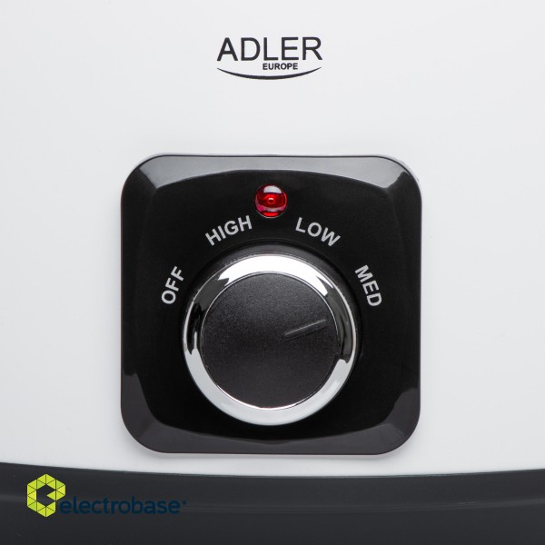 Adler | Slow Cooker | AD 6413w | 290 W | 5.8 L | Number of programs 3 | White image 7