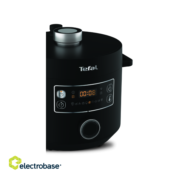 TEFAL | Turbo Cuisine and Fry Multifunction Pot | CY7548 | 1090 W | 5 L | Number of programs 10 | Black paveikslėlis 2