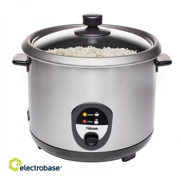 Tristar | Rice cooker | RK-6129 | 900 W | Stainless steel image 1