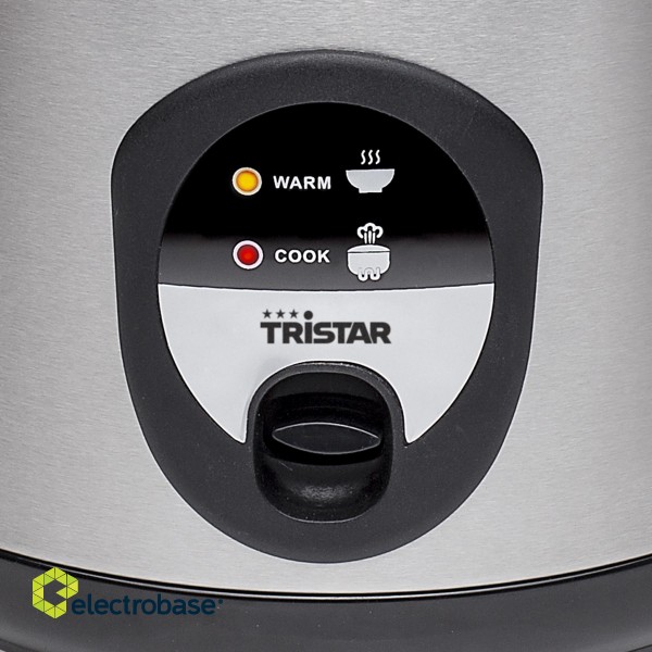 Tristar | Rice cooker | RK-6129 | 900 W | Stainless steel фото 5