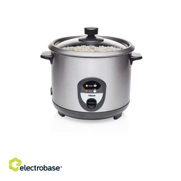 Tristar | RK-6127 | Rice cooker | 500 W | Black/Stainless steel фото 1