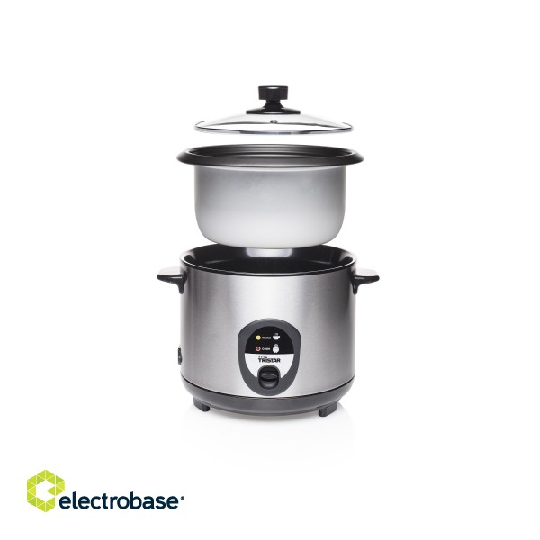 Tristar | Rice cooker | RK-6127 | 500 W | Black/Stainless steel image 7