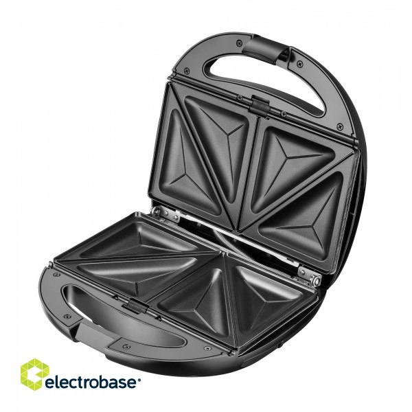 Camry | Sandwich maker 6 in 1 | CR 3057 | 1200 W | Number of plates 6 | Black/Silver image 4