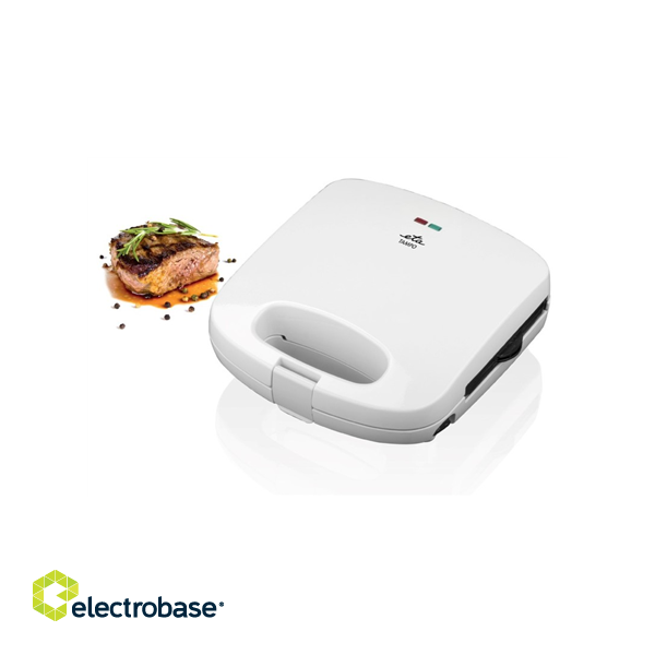 ETA | Sandwich maker | Tampo ETA415690000 | 700 W | Number of plates 3 | Number of pastry 2 | White фото 2