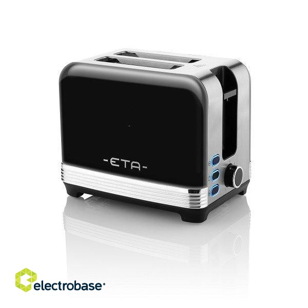 ETA | Storio Toaster | ETA916690020 | Power 930 W | Housing material Stainless steel | Black image 1