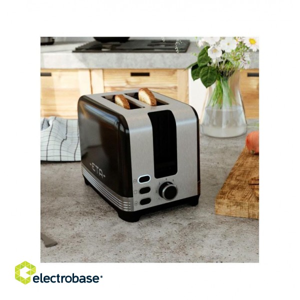 ETA | Storio Toaster | ETA916690020 | Power 930 W | Housing material Stainless steel | Black image 6