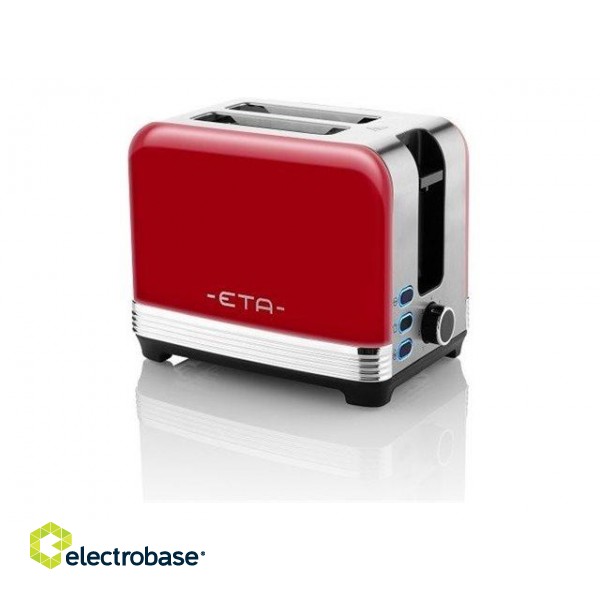 ETA | ETA916690030 | Storio Toaster | Power 930 W | Housing material Stainless steel | Red image 3