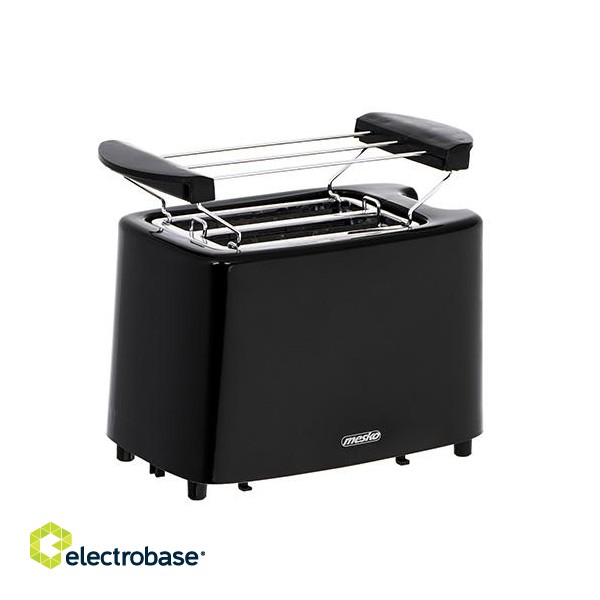Mesko | MS 3220 | Toaster | Power 750 W | Number of slots 2 | Housing material Plastic | Black image 1