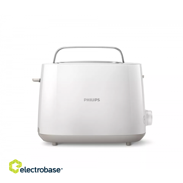 Philips | HD2581/00 Daily Collection | Toaster | Power  760-900 W | Number of slots 2 | Housing material Plastic | White image 1