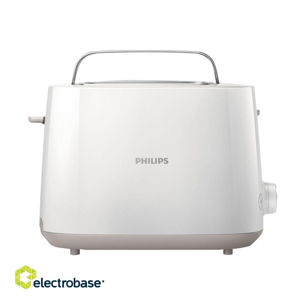 Philips | HD2581/00 Daily Collection | Toaster | Power  760-900 W | Number of slots 2 | Housing material Plastic | White image 4