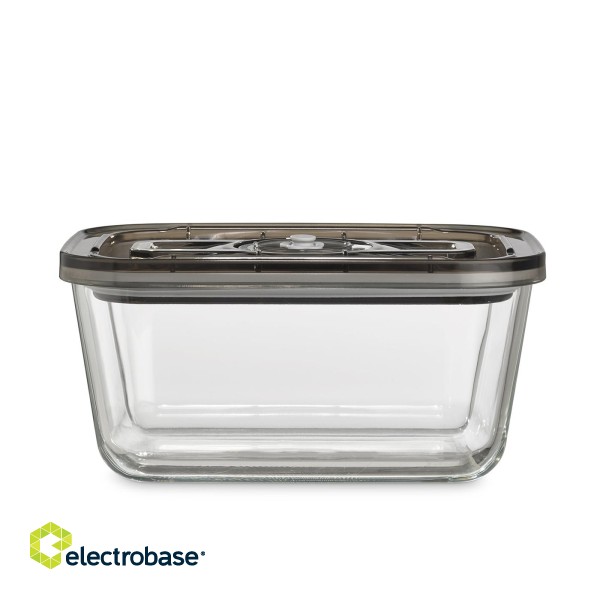 Caso | Glass Vacuum Container with Plastic Lid | VacuBoxx Eco L | Transparent image 3