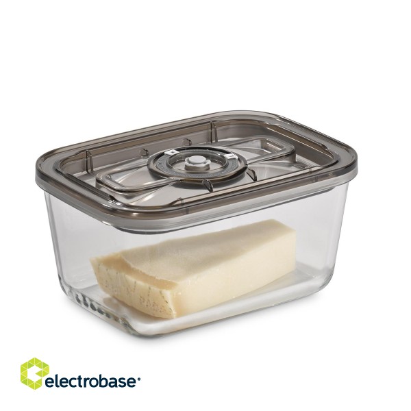 Caso | Glass Vacuum Container with Plastic Lid | VacuBoxx Eco L | Transparent image 4