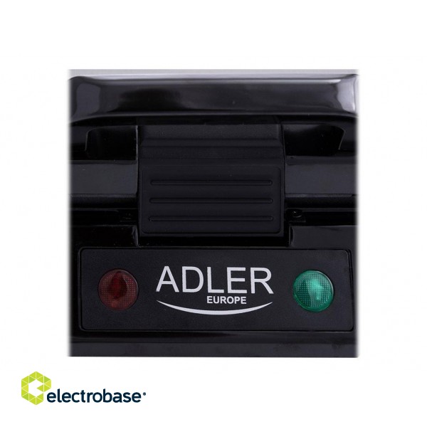 Adler | AD 3036 | Waffle maker | 1500 W | Number of pastry 4 | Belgium | Black фото 8