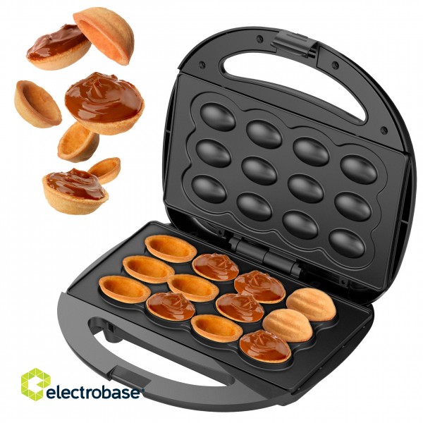 Nut Cookie Maker | AD 3071 | 750 W | Number of pastry 12 | Nuts | Black image 2