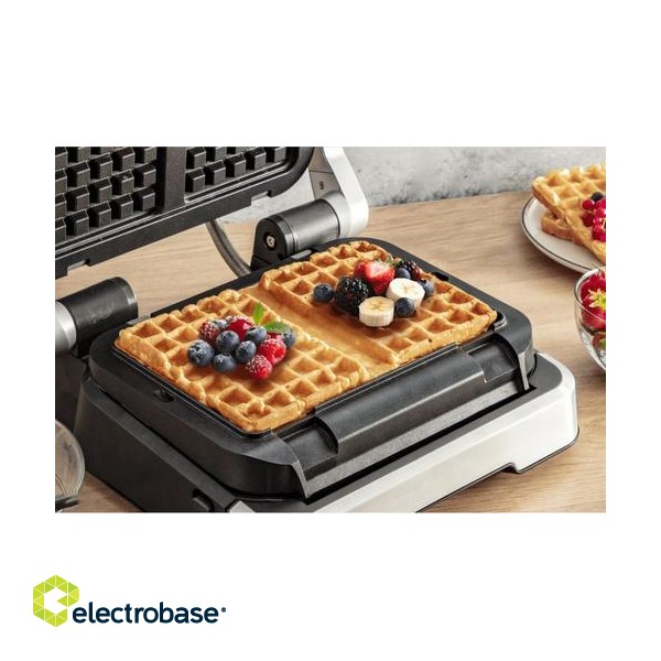 TEFAL OptiGrill Snack and baking accessory | XA730810 | Number of pastry 1 | Waffle | Black image 4