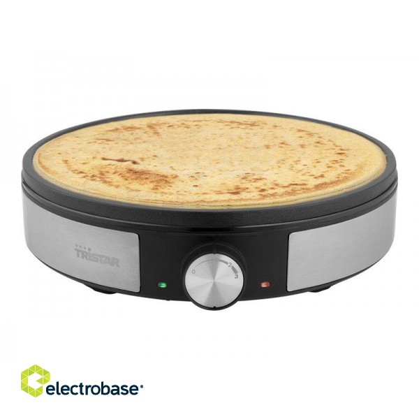 Tristar | Crepe maker | BP-2638 | 1200 W | Number of pastry 1 | Crepe | Silver image 3